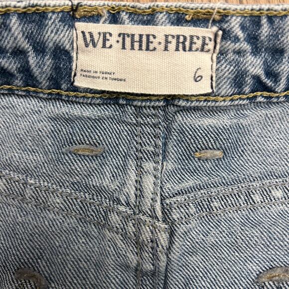 Free People We The Free Come As You Are Denim Maxi Skirt Size 6 Medium Indigo - Picture 7 of 12